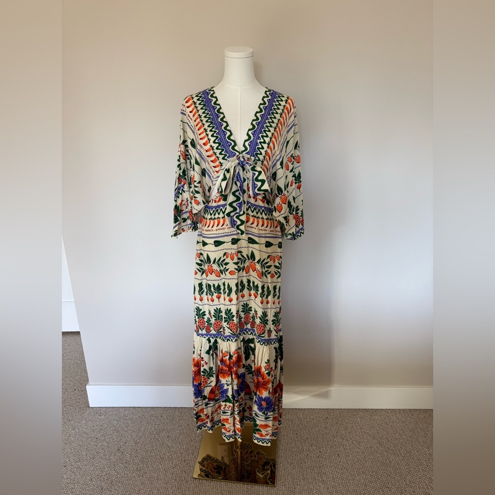 FARM Rio Colorful Patterned Maxi Dress